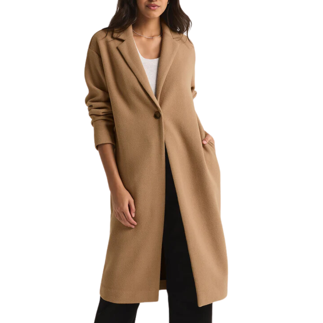 Mason Knit Coat in Classic Camel