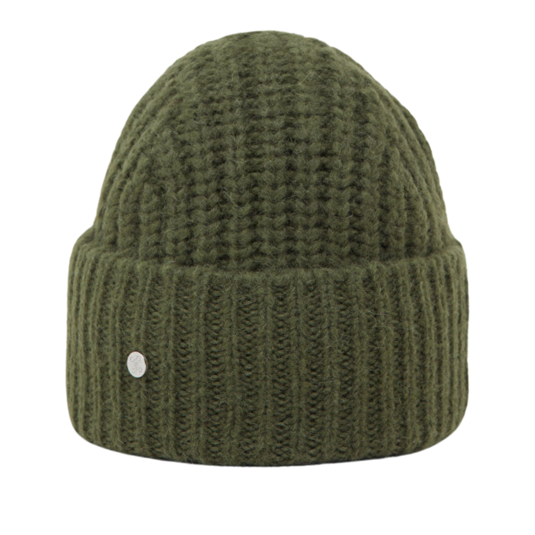 Alpaca Mix Hat in Industrial Green