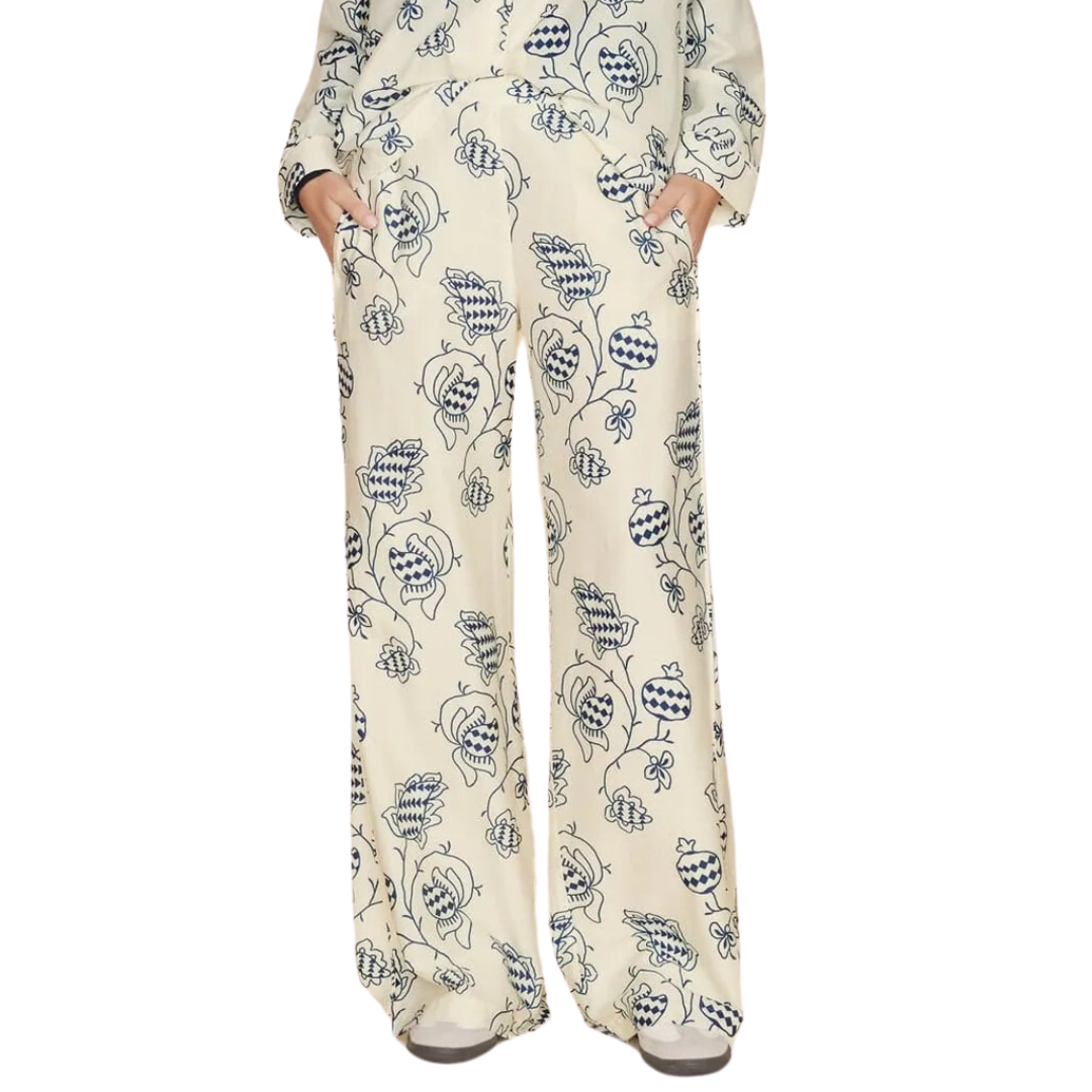 Pippen Pant in Cream Pom