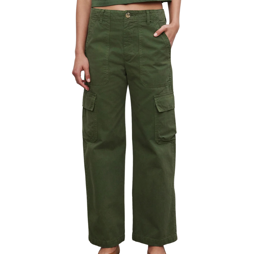 Makayla Pant in Olive