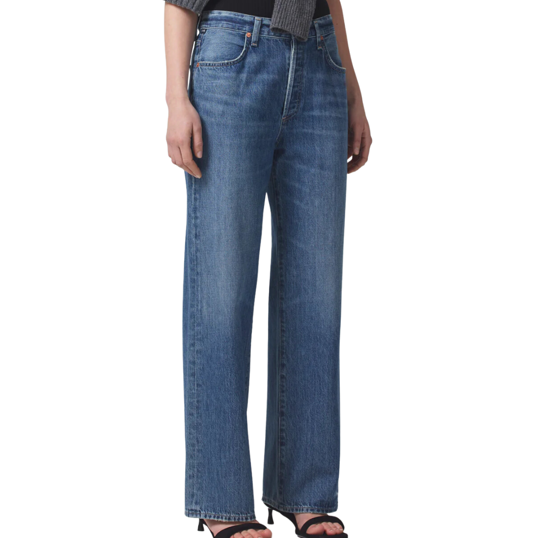 Annina High Rise Wide Leg 30" in Star Sign