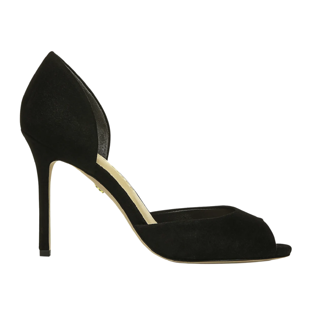 Gadot Peep-Toe Pump in Black
