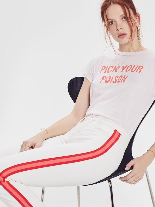 The Dazzler Crop in Pink Racer