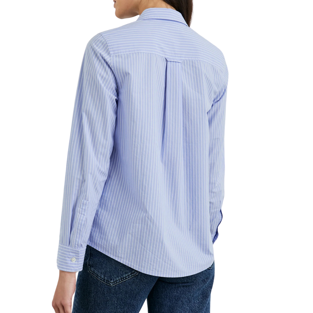 Stina Shirt in Oxford White Stripe