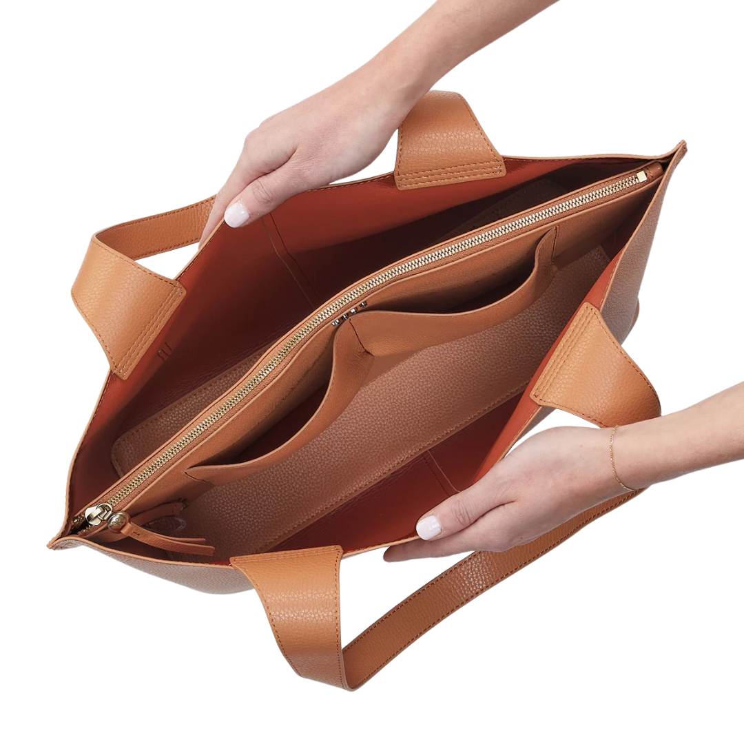 Large Vida Tote in Biscuit