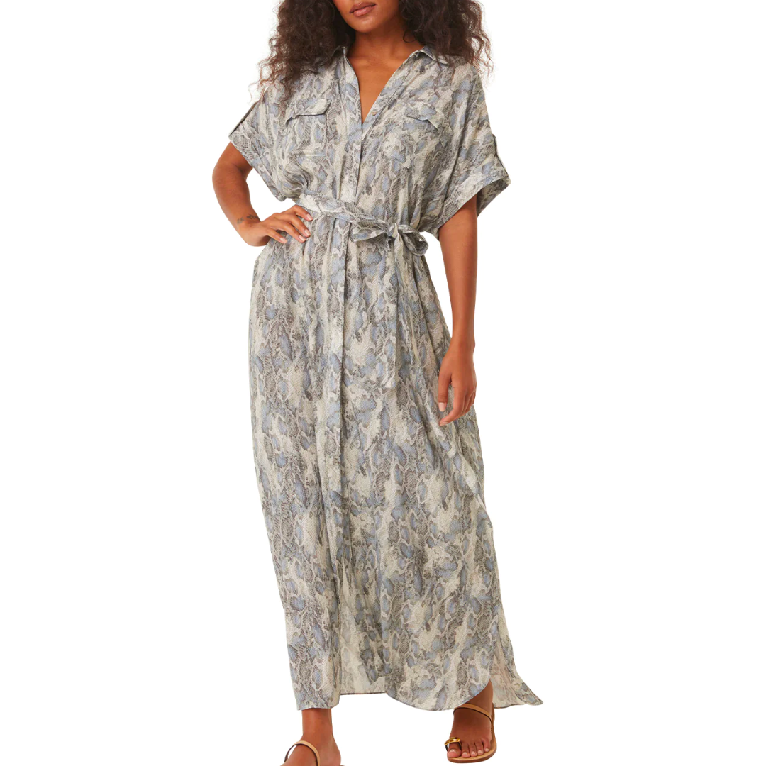 Lou Dress in Spring Python