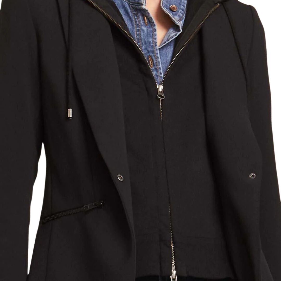 Hoodie Dickey in Black