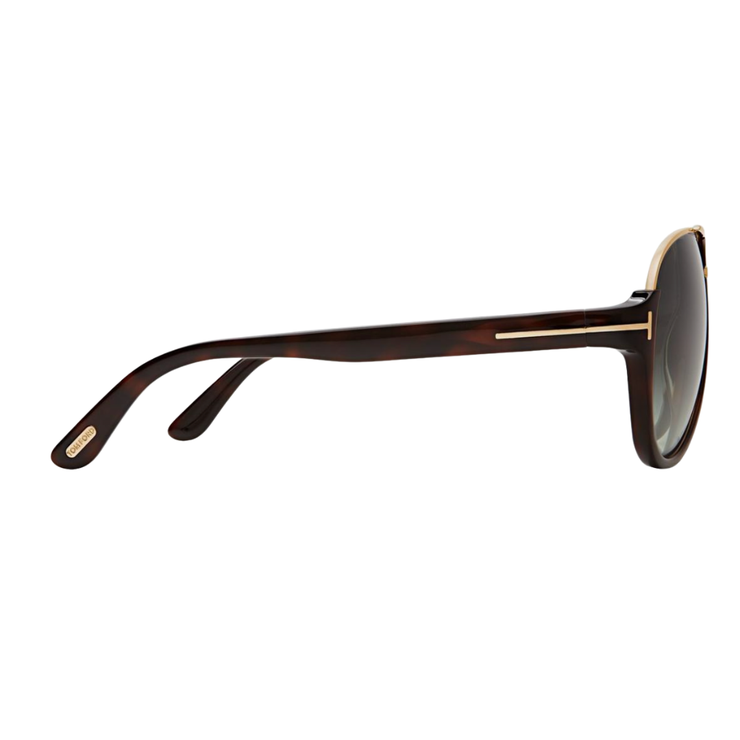 Dimitry Vintage Aviator Sunglasses in Dark Havana