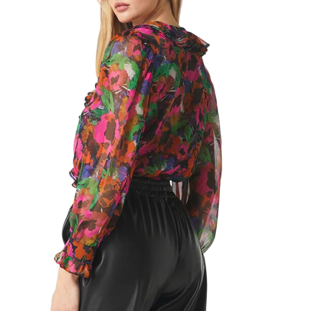 Florence Top in Jewel Tone Flora