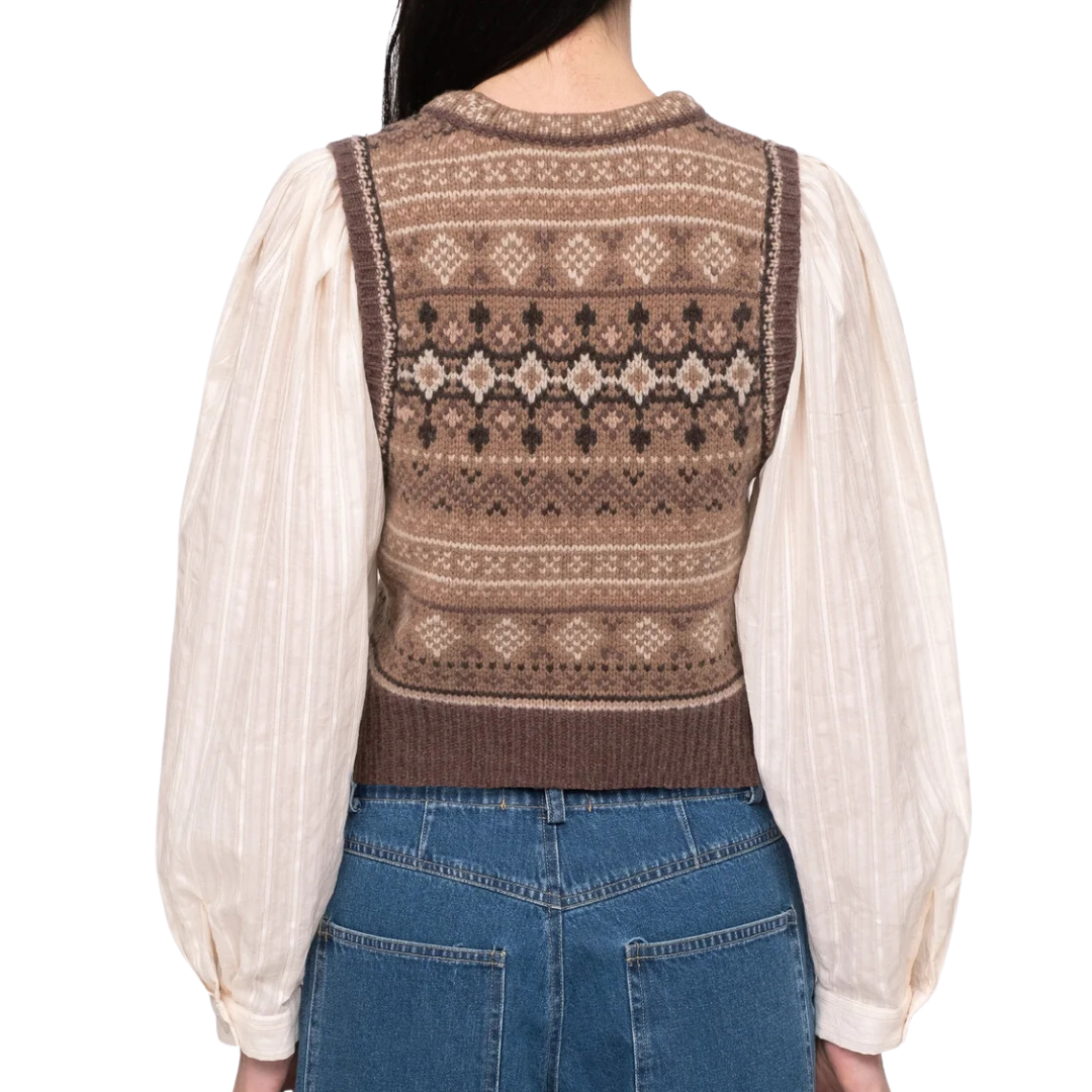 Finja Combo Top in Camel