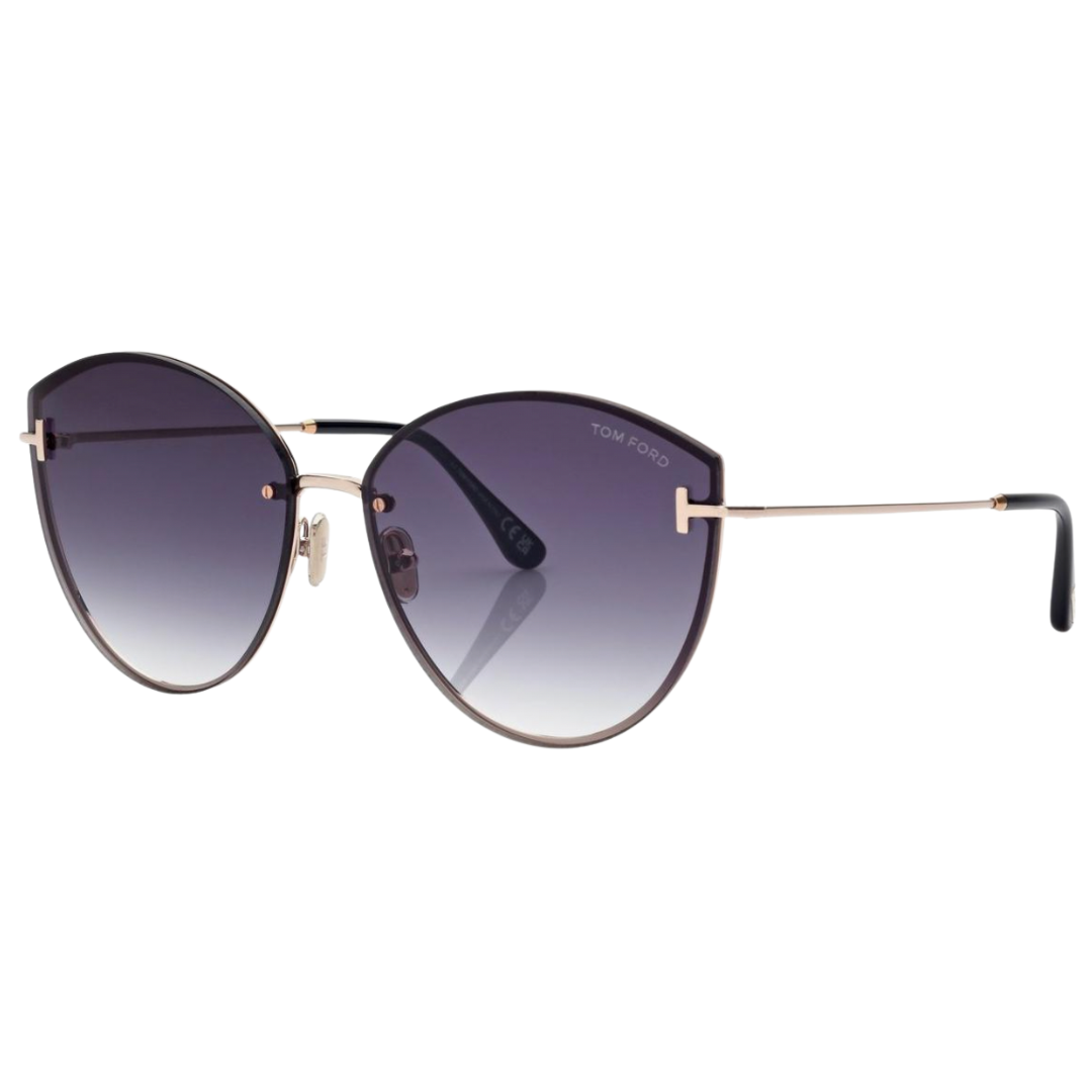 Evangeline Sunglasses in Gold