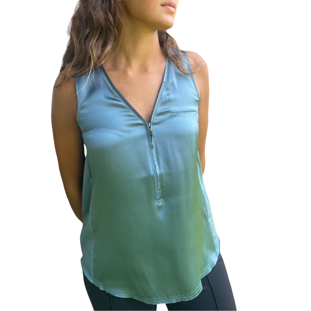 Go Zippy Tank Luxe in Sea Glass
