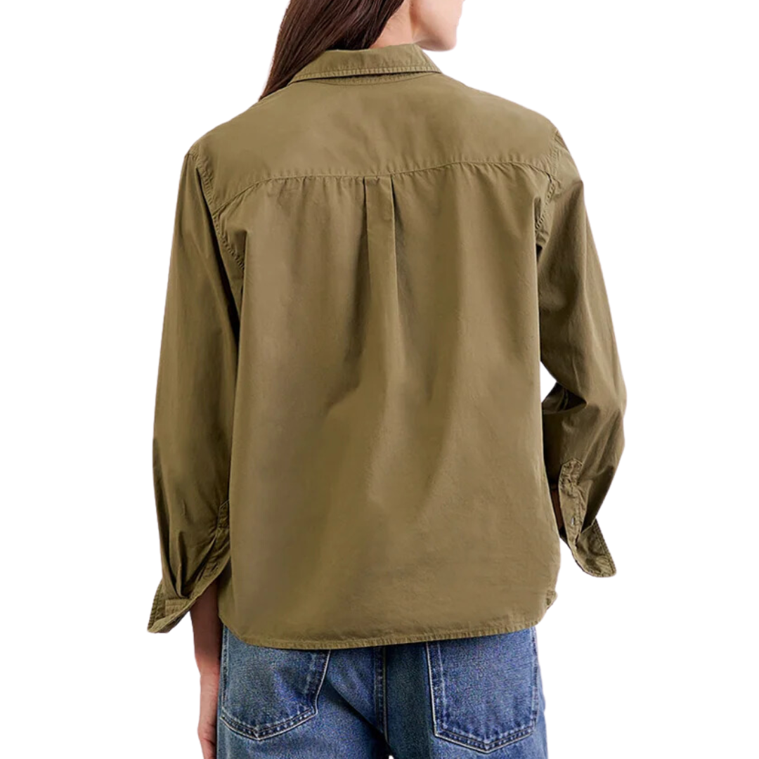 Telma Shirt in Olive Green