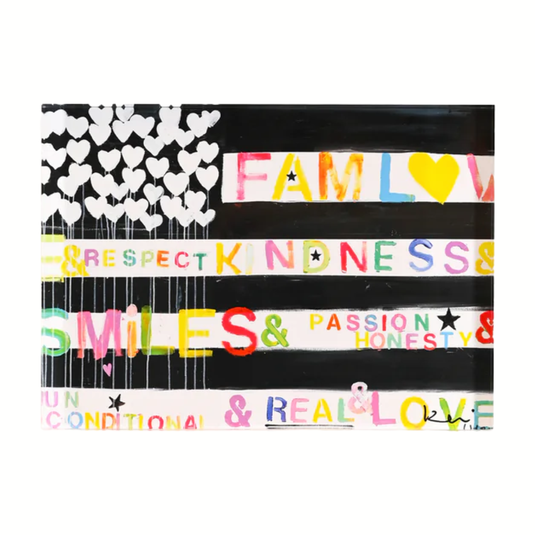 In Love We Trust Block of Love in Multi