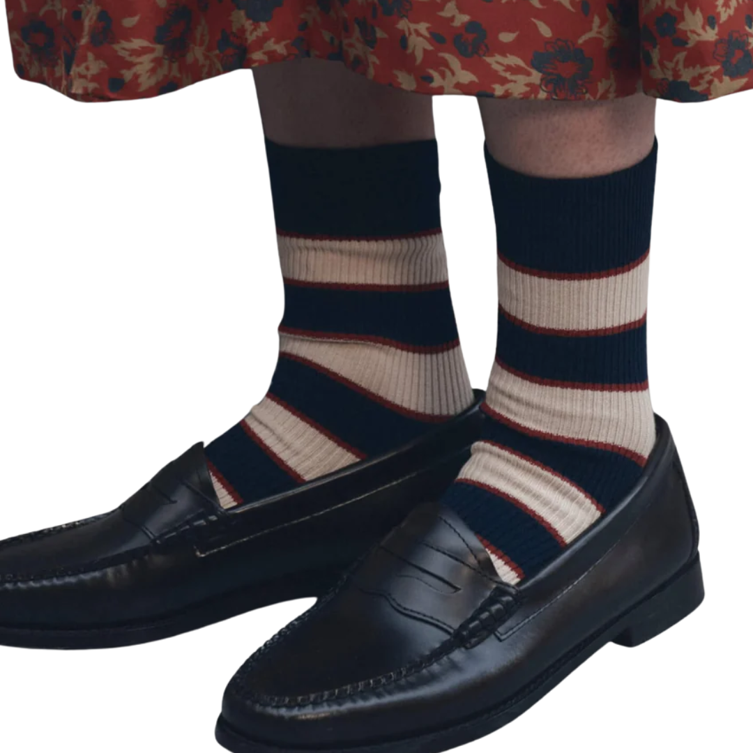 The Collegiate Sock in Navy