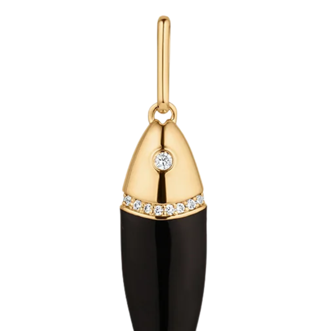 Marin Fish in Black Enamel