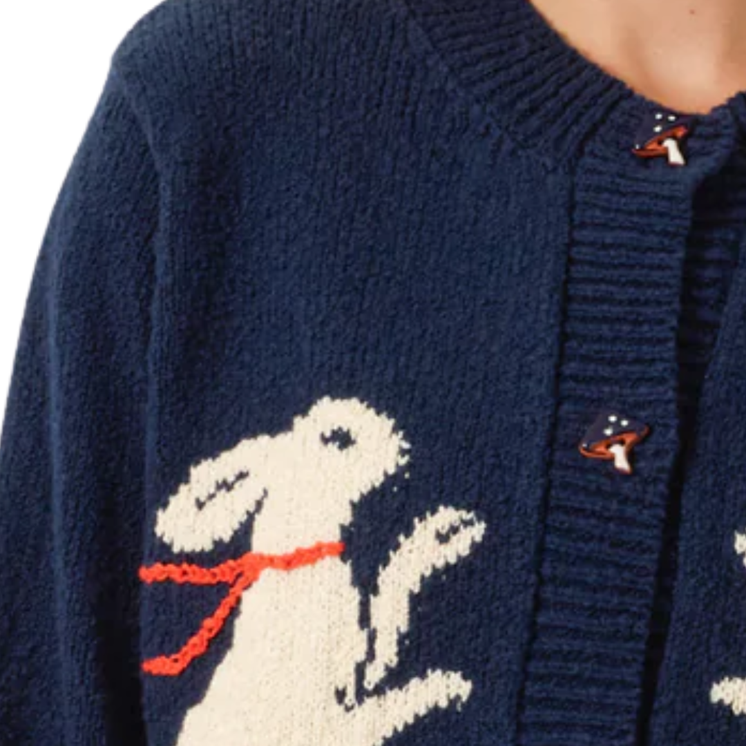 Sammi Midnight Hare Cardigan in Dark Blue