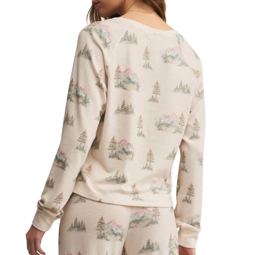 Maggie Camp Long Sleeve Top in Crystal