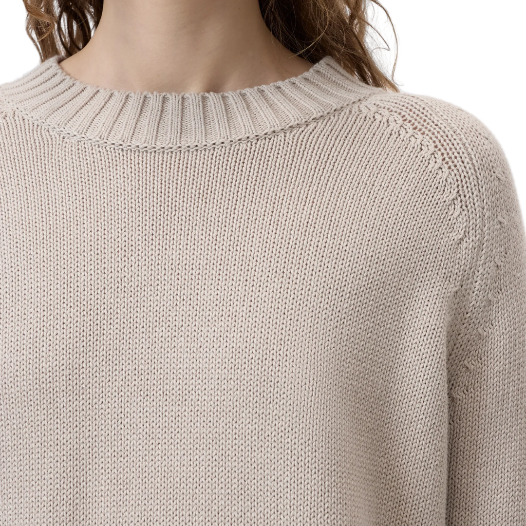 Knitted Jumper in Soft Beige