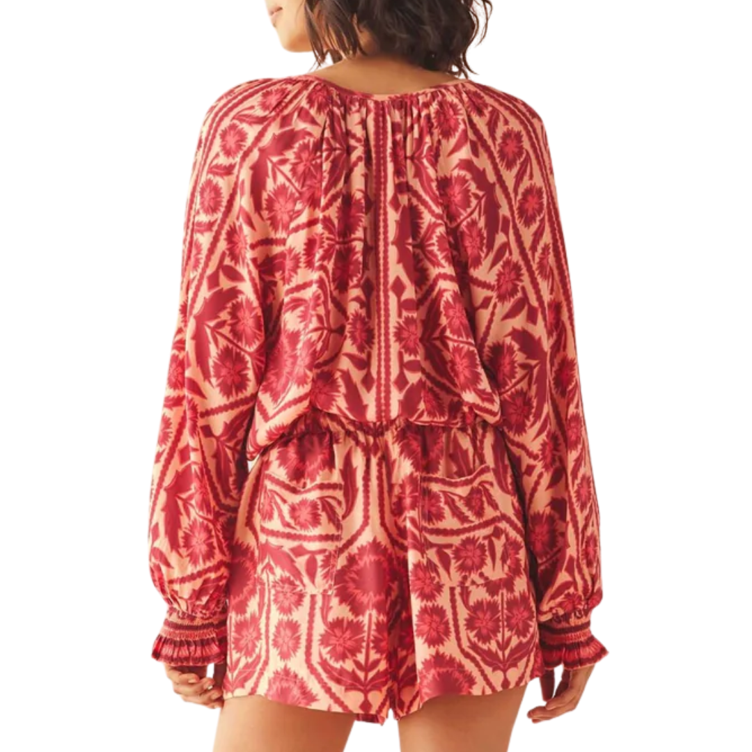 Riviera Blouse in Tessa Goji