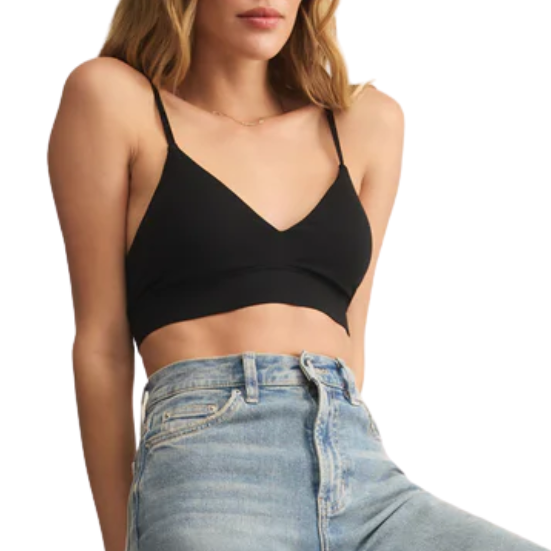 Kendra So Smooth Bralette in Black