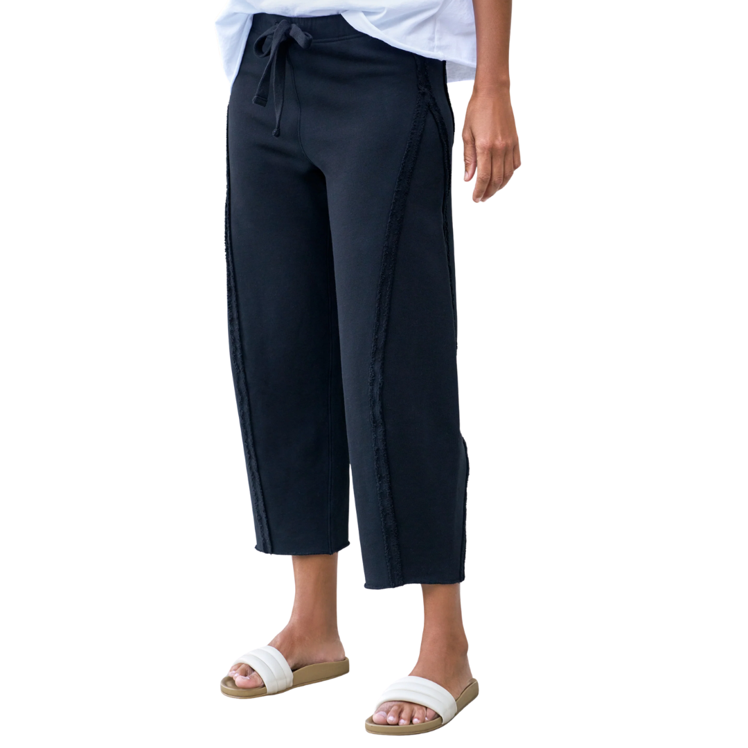Bibi Barrel Leg Sweatpant in British Royal Navy
