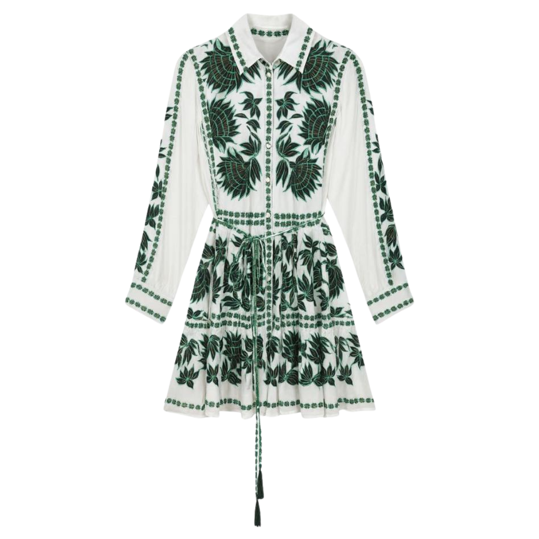 Tula Mini Dress in Gia Macaroon