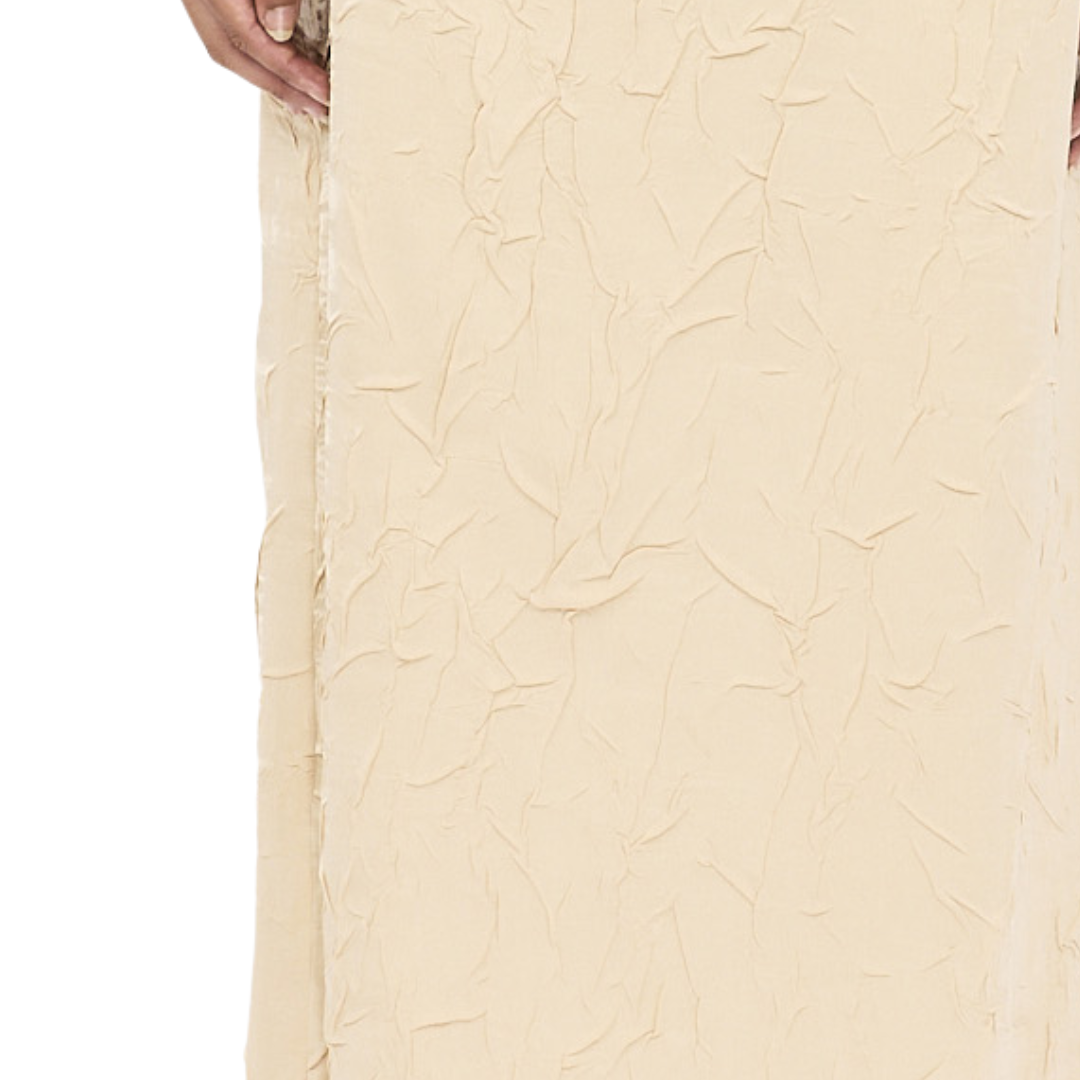 Inez Satin Pencil Skirt in Driftwood