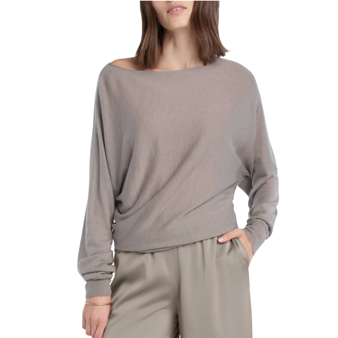 The Effortless Sweater in Soft Taupe