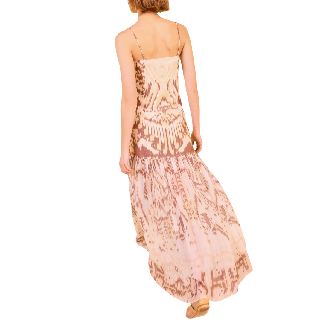 Marisol Drop Waist Gown in Moonstone