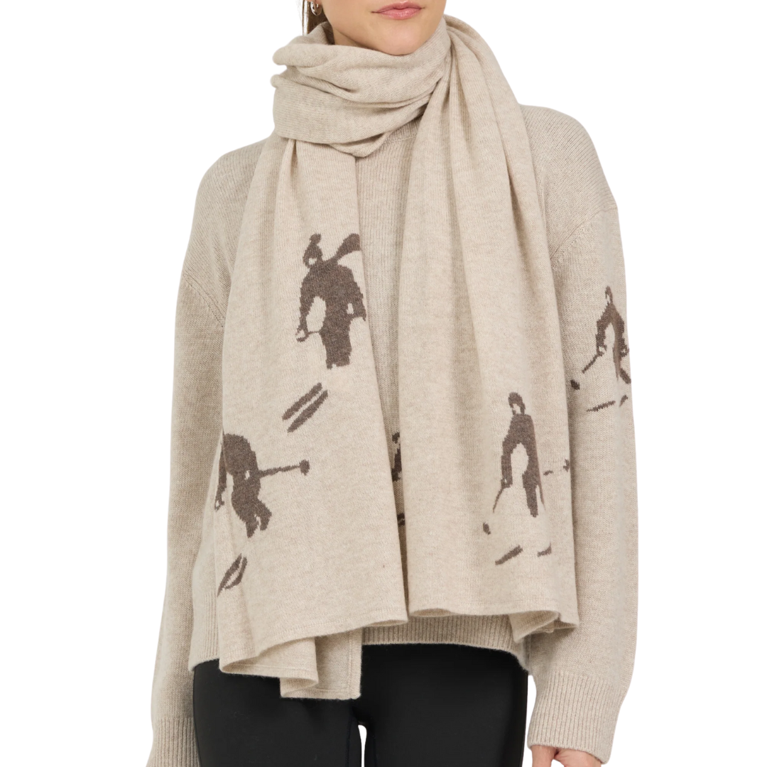 Resort Travel Scarf in Biscuit Combo