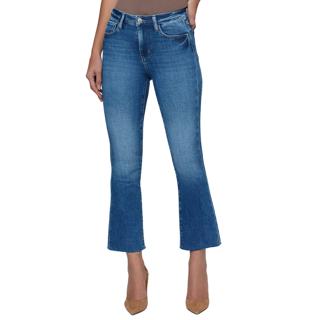 Kendra Cropped Flare Jean in Salinas