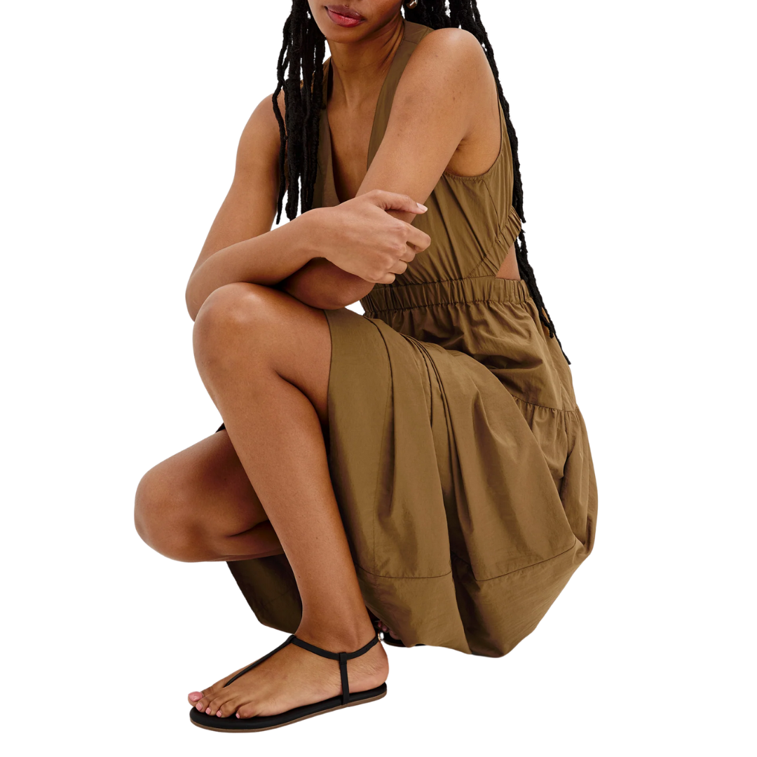 Genevieve Dress in Sepia