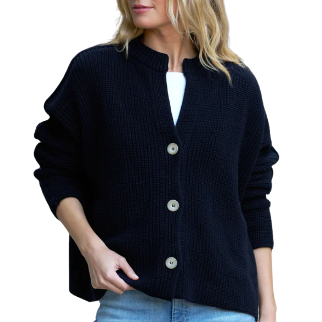 Montecito Cardigan in Marine
