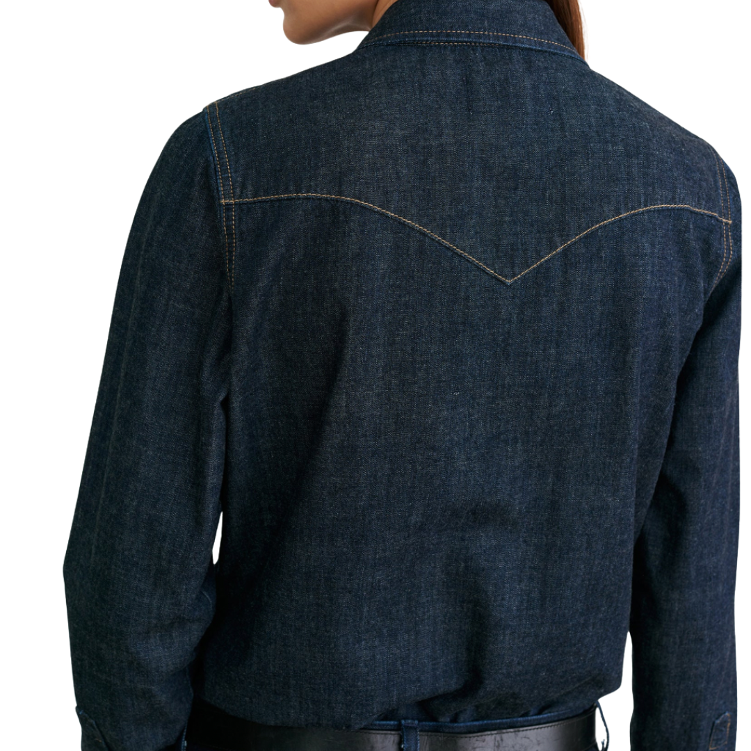 Travis Shirt in Indigo Rinse