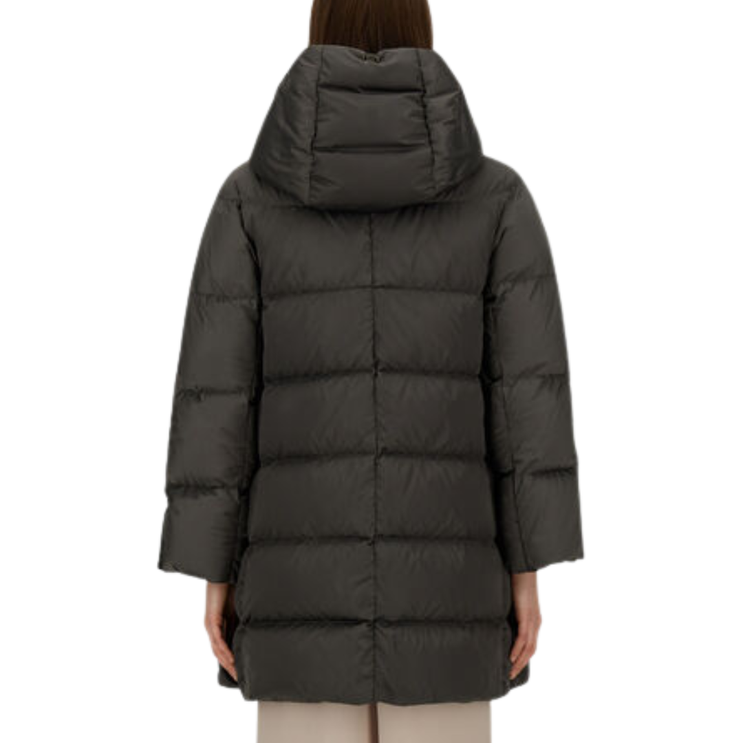 A-Shape Satin Jacket in Grey