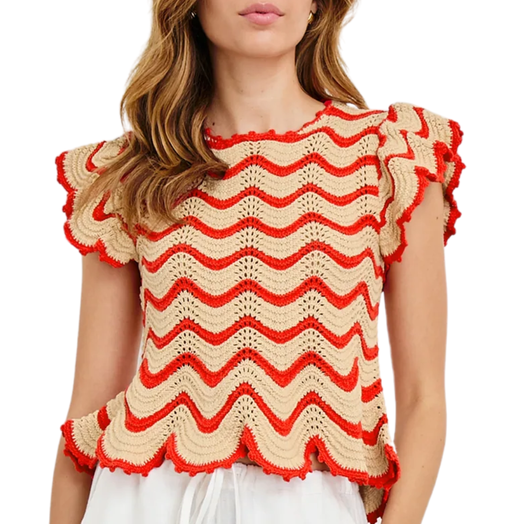 Coen Top in Cherry Oat