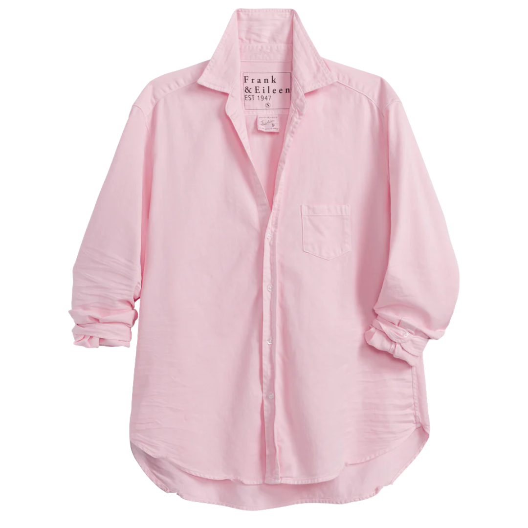 Eileen Relaxed Button-Up Shirt in Petal Denim