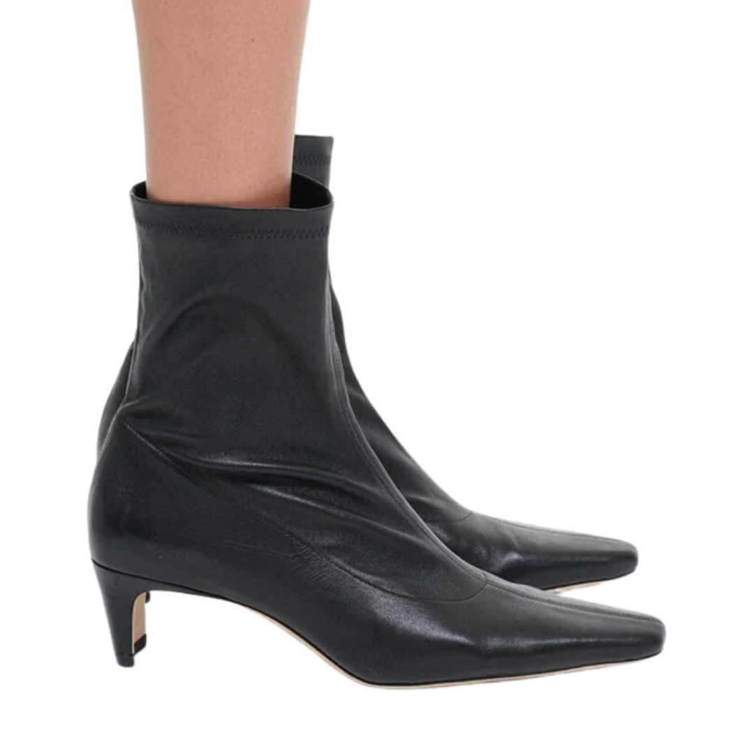 Wally Sock Ankle Boot in Black