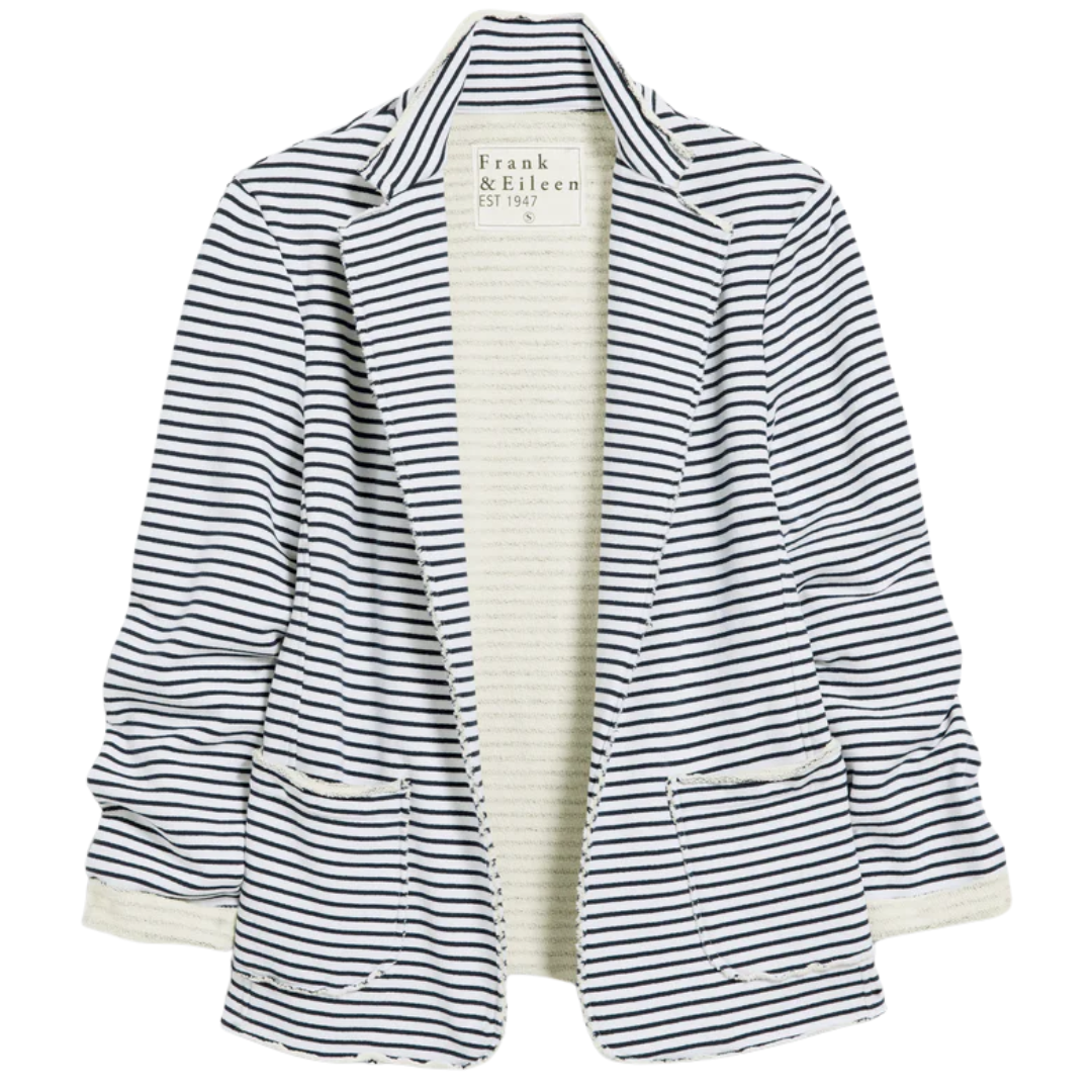 Dublin in Navy French Stripe