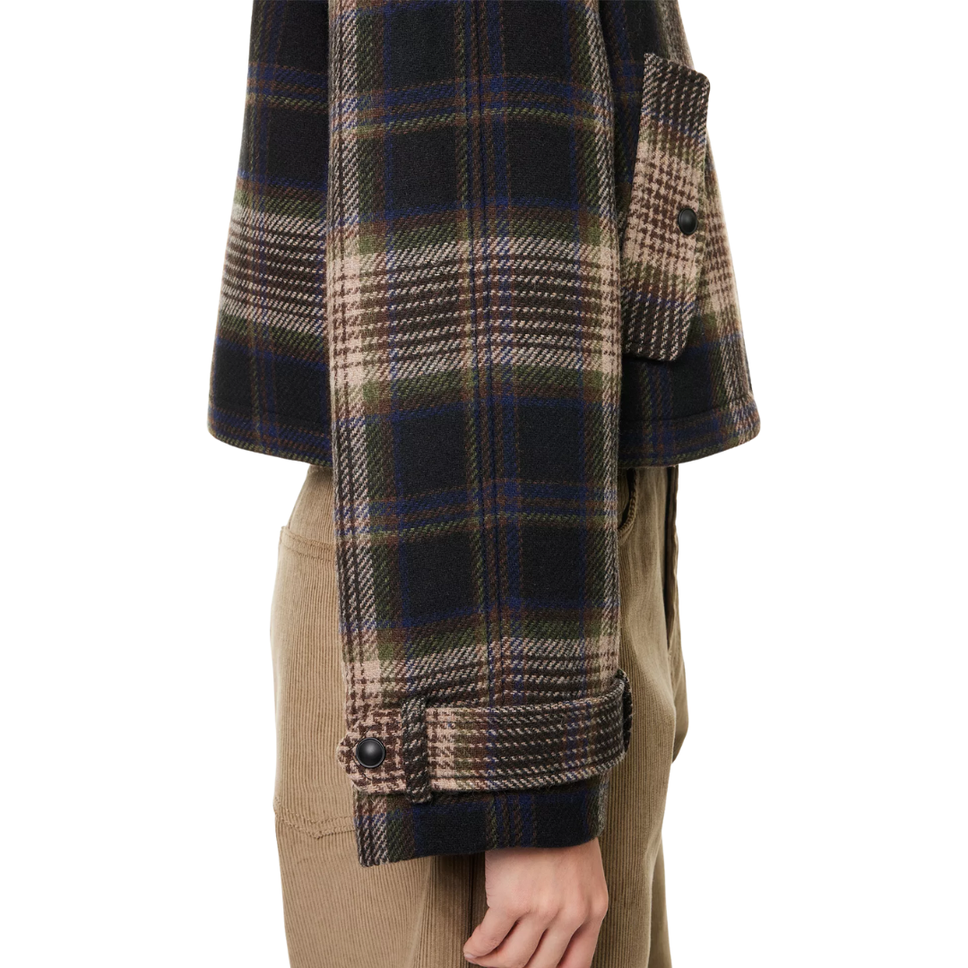 Bateman Woven Jacket in Black Mutli