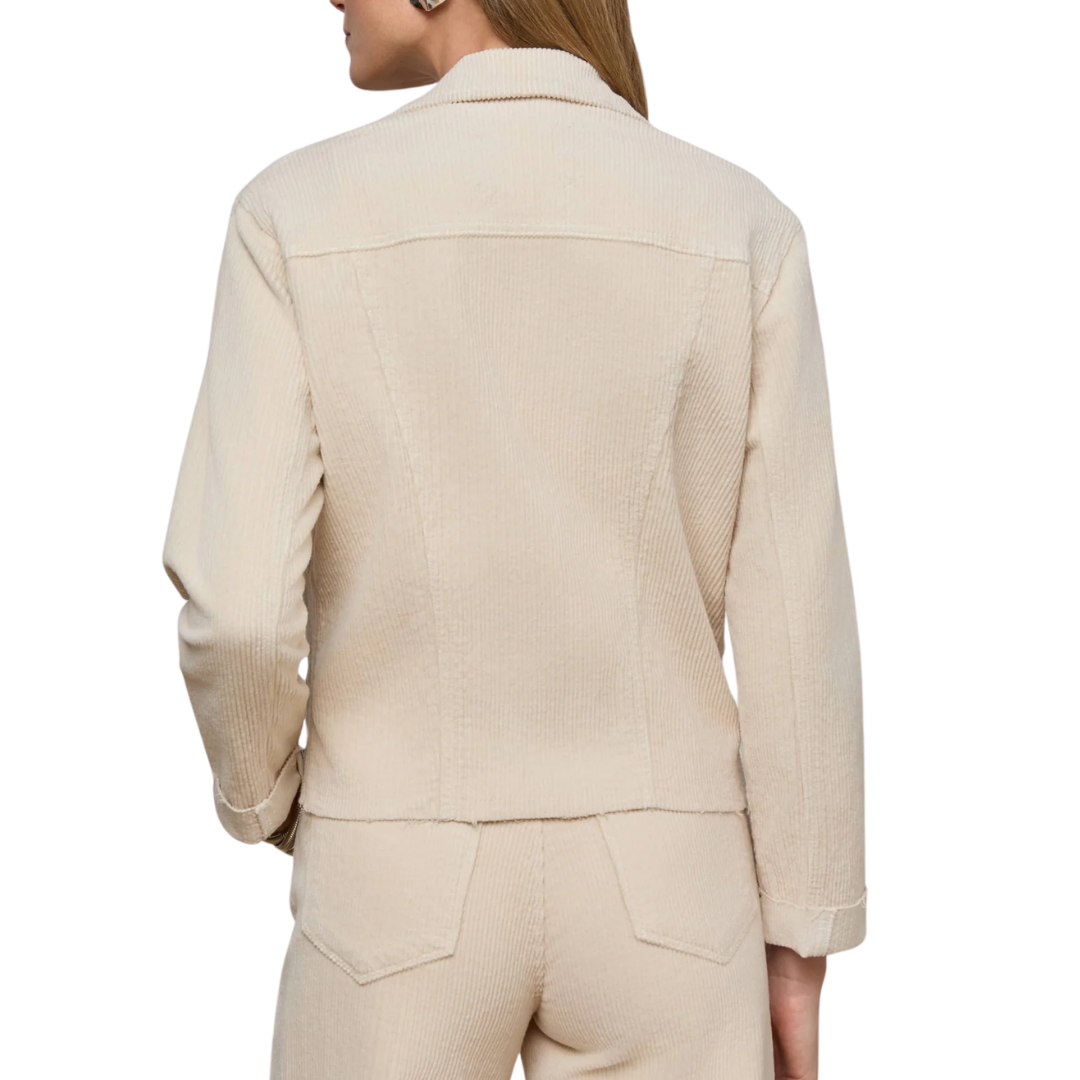 Janelle Corduroy Jacket in French Vanilla