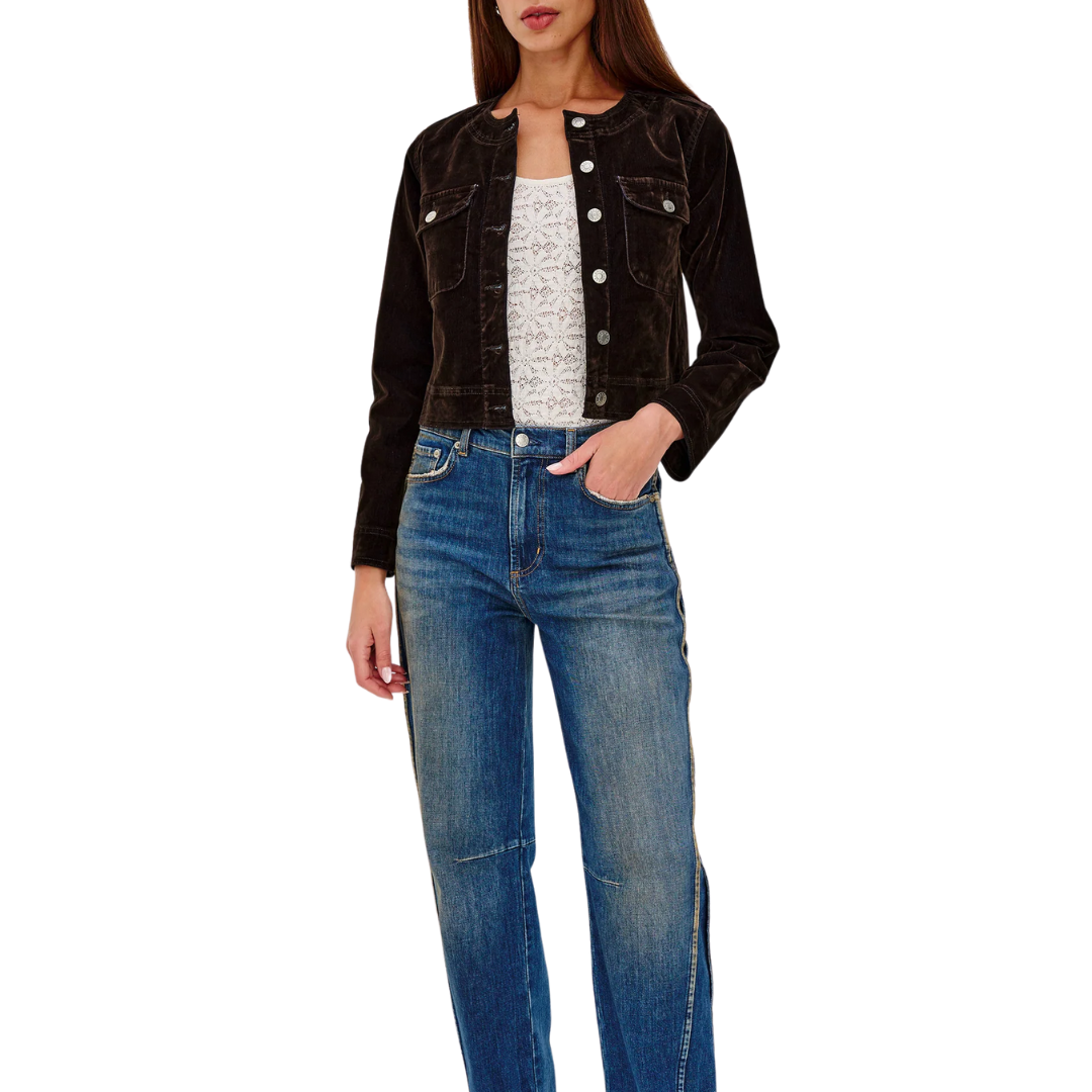 Capistrano Jacket in Chocolate Flocking