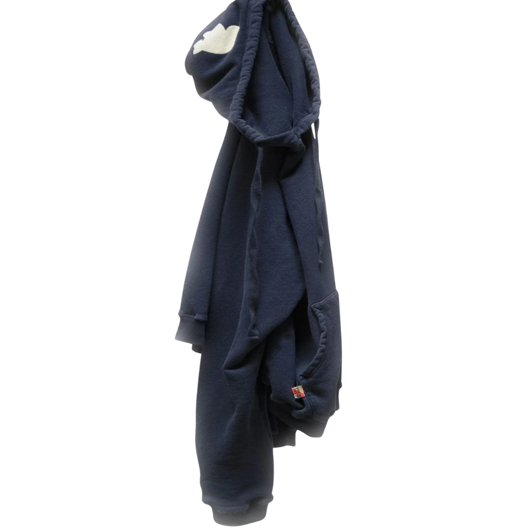 Basicgoodness Terry Fluff Hoodie in Moonshroom