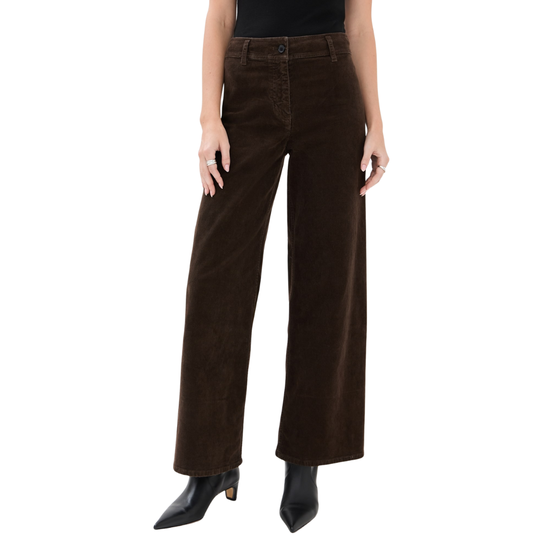 Megan Corduroy Pant in Chocolate Brown
