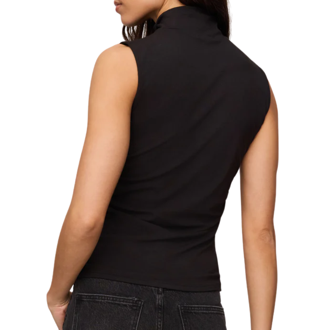 Silva High Neck Tank in Black