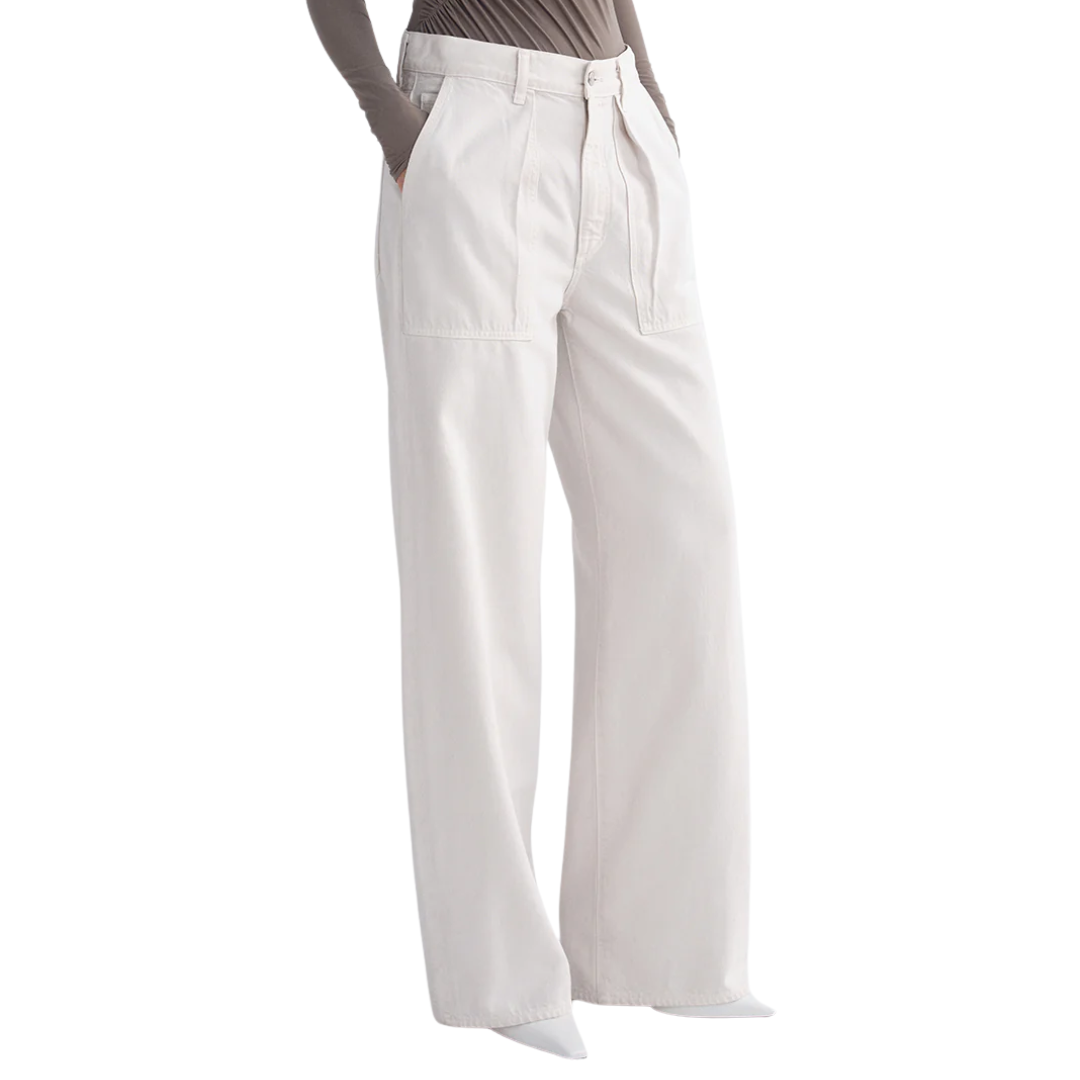 Low Curve Utility Jean in Bone