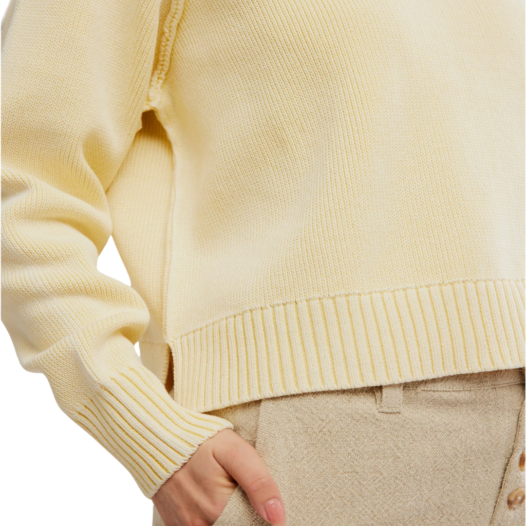 Spring Street Pullover in Banana Cream