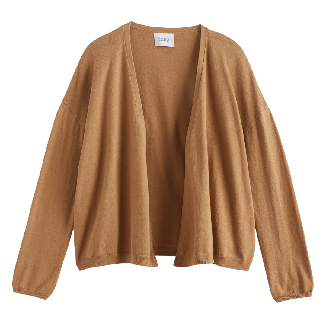 Palmer Cardigan in Camel