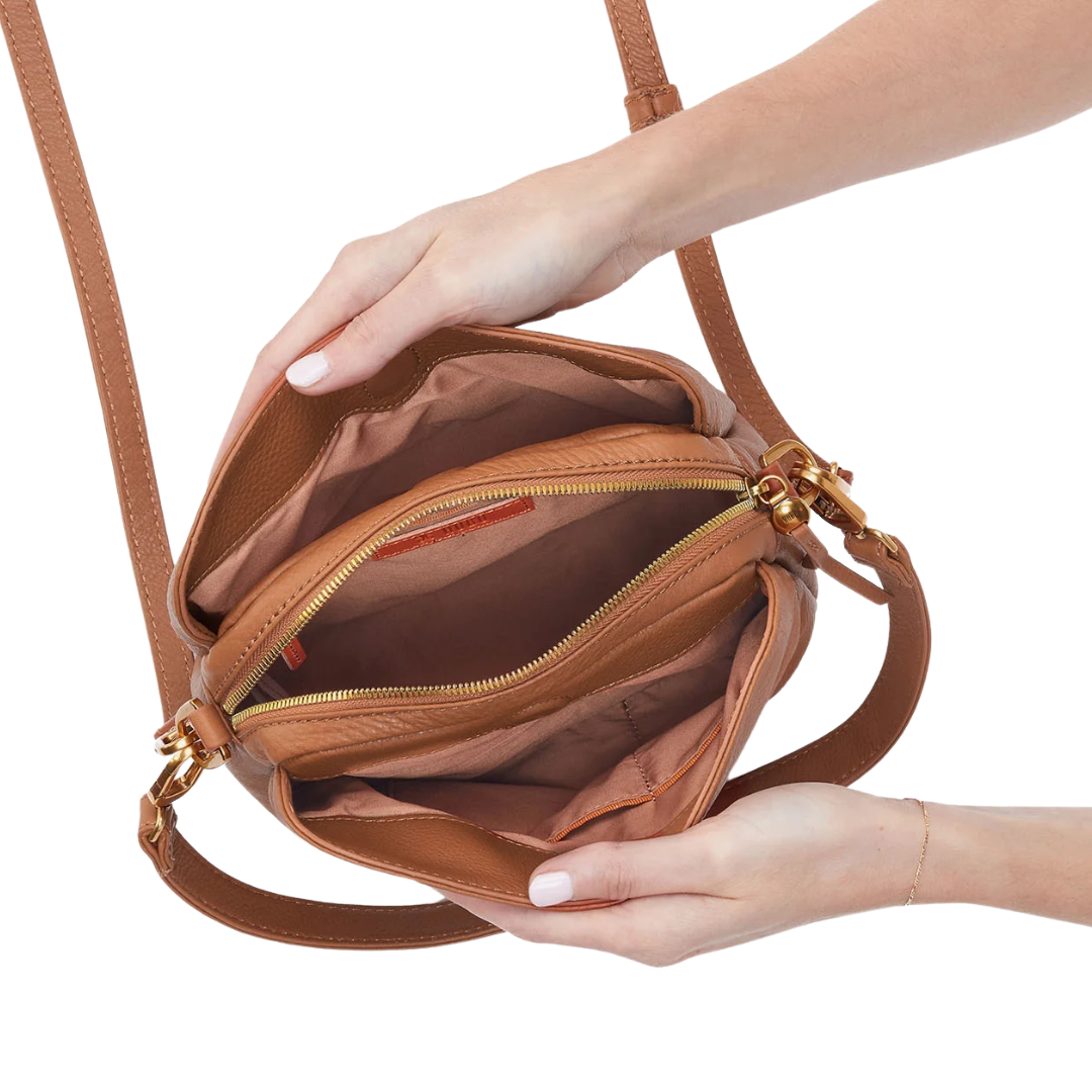 Starr Convertible Shoulder Bag in Warm Honey